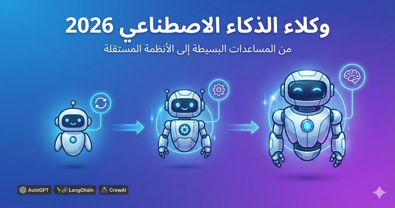 وكلاء الذكاء الاصطناعي 2026: من المساعدات البسيطة إلى الأنظمة المستقلة
